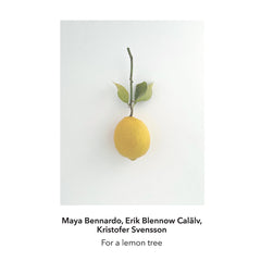 Kristofer Svensson, Maya Bennardo, Erik Blennow Calälv // For a Lemon Tree CD