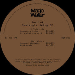 Jos Lok // Samtengle Swing EP 12inch