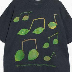 Leaving Records 'TREE MUSIC' T-SHIRT - SLATE (SMOKEY BLACK) - M, L, XL