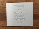 Luciano Maggiore & Michael Speers // necesse est numquam revelare stercorem tuum CD