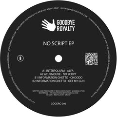 Various Artists (Goodbye Royalty) // No Script EP 12inch