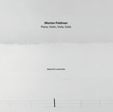 Morton Feldman // Piano, Violin, Viola, Cello 2xLP