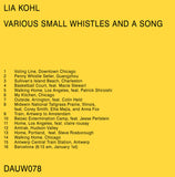 Lia Kohl // Various Small Whistles and a Song 10inch