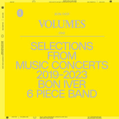 Bon Iver // VOLUMES: ONE (SELECTIONS FROM MUSIC CONCERTS 2019-2023 BON IVER 6 PIECE BAND) LP