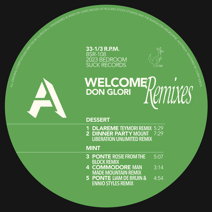 Don Glori // Welcome Remixes 12"