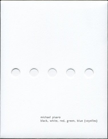 Michael Pisaro // Black, White, Red, Green, Blue 2xCD