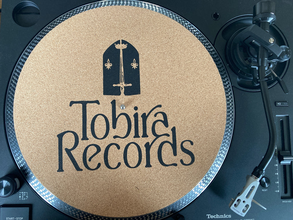 Tobira Cork Slipmat (Black Door logo)