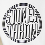 Stones Throw Logo HOODIE - WHITE - XL