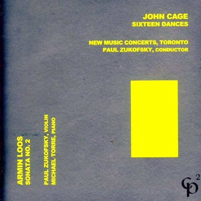 John Cage // 16 Dances; Armin Loos: Sonata No.2 for Violin and Piano CD