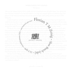 Florian TM Zeisig // Slow Bench FLEXI