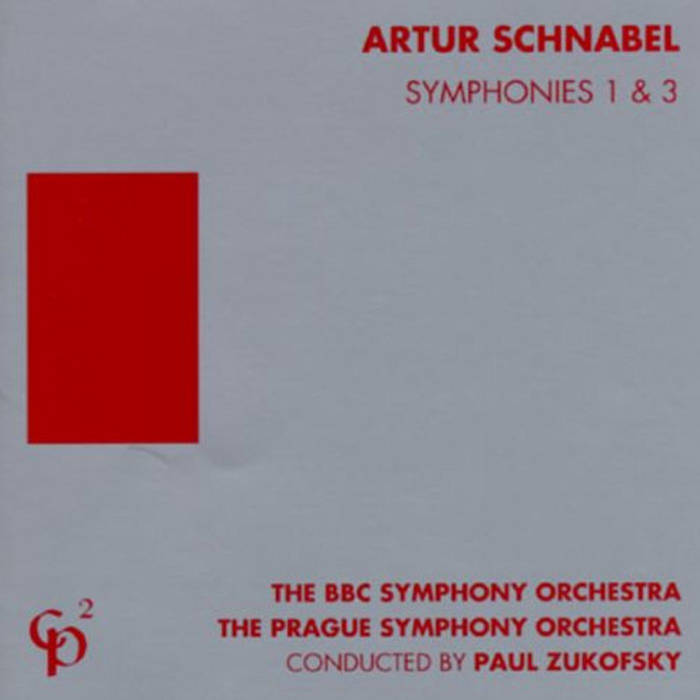 Artur Schnabel // Symphonies 1 & 3 CD