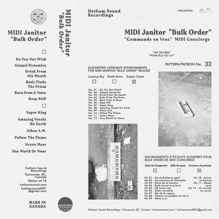 MIDI Janitor // Bulk Order TAPE