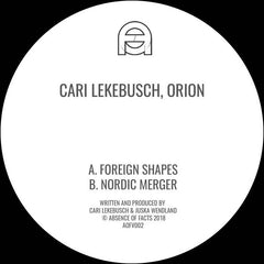 Cari Lekebusch / Orion // Foreign Shapes 12" [COLOR]