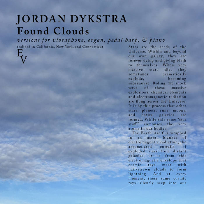 Jordan Dykstra // Found Clouds CD