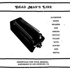 Aluminium Noise Shaker Box (DEAD MAN'S LINE) by VERDANT WEAPONS