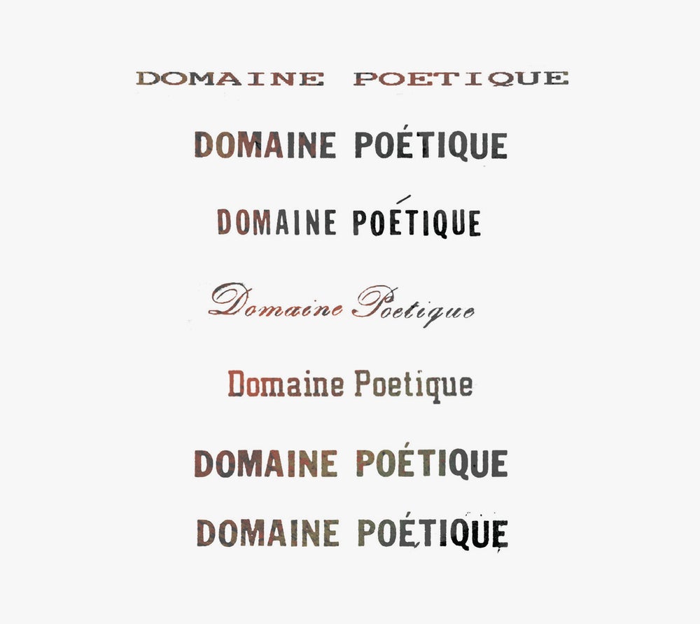 Domaine Poétique // 7-CD Publication Boxset