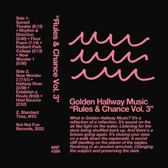 Golden Hallway Music // Rules & Chance Vol. 3 TAPE