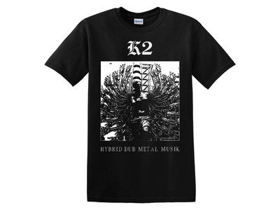 Tribe Tapes // K2 "Hybrid Dub Metal Musik" T-Shirt XL
