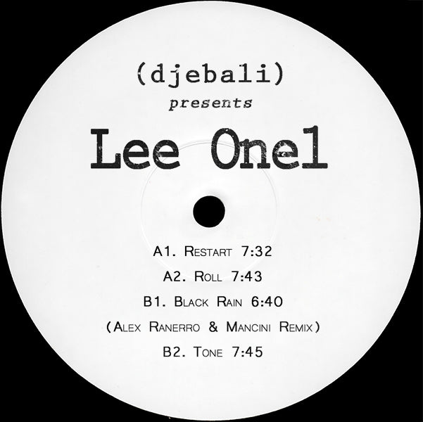 Lee Onel // (djebali) presents Lee Onel 12 "
