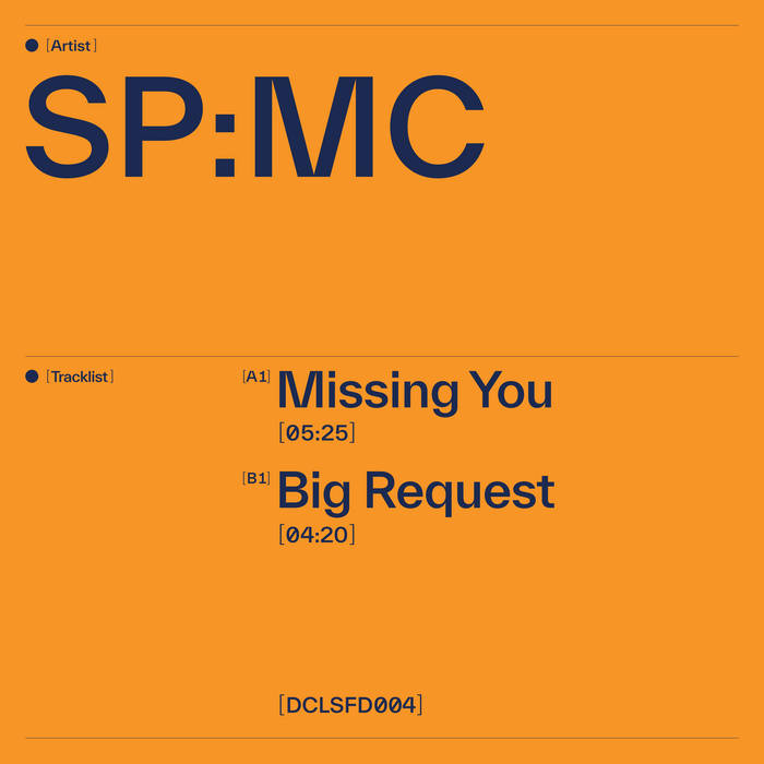 SP:MC // Missing You / Big Request 12"