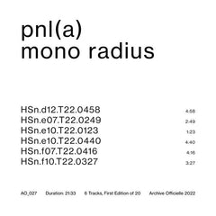 pnl(a) // mono radius 10" [Lathe Cut]