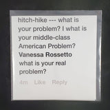 Vanessa Rossetto // What is your middle-class American problem 7"