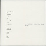 John Hudak and Miguel Angel Tolosa // Garten CD